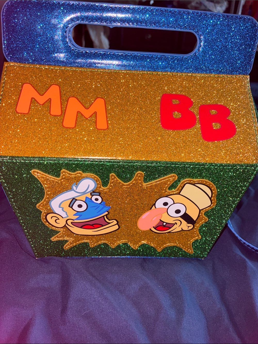 SpongeBob kiddie meal bag Mermaid Man and Barnicle boy Bioworld bag